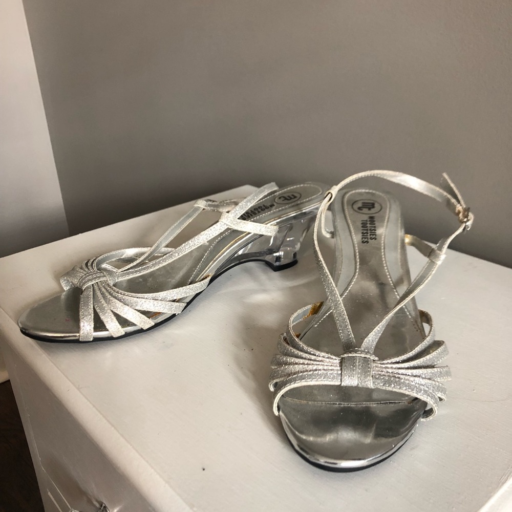 Silver heels